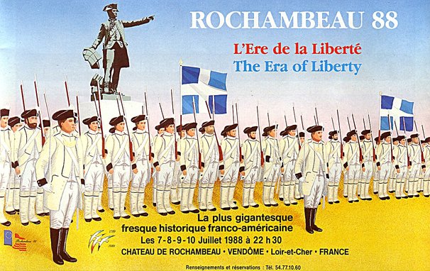 Affiche spectacle Rochambeau 1988